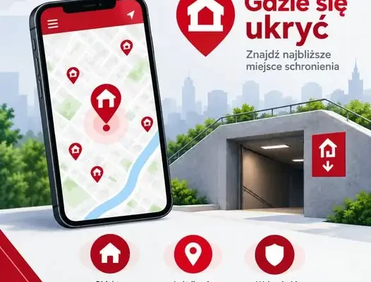 Aplikacja „Gdzie się ukryć” – znajdź schronienie w razie zagrożenia