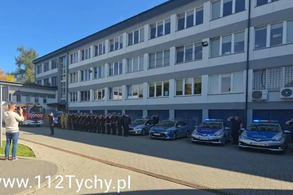 Tychy oddały hołd ś.p. sierż. Natanowi Sieroniowi. Syreny zawyły w południe