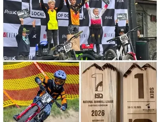 Aleksander Krzempek z Tychów wygrywa Hard Downhill League w Soszowie