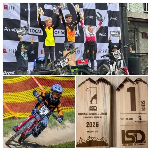 Aleksander Krzempek z Tychów wygrywa Hard Downhill League w Soszowie