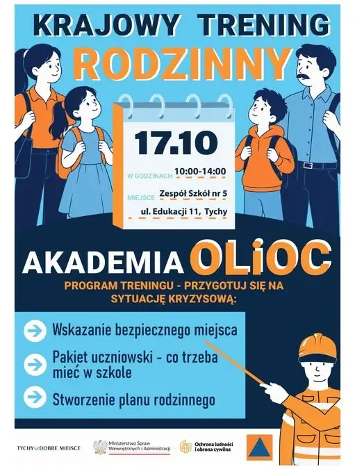 Krajowy Trening Rodzinny w Tychach – strażacy uczą, jak reagować w kryzysie