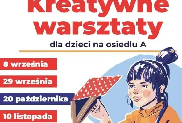 Kreatywne warsztaty dla dzieci na osiedlu A w Tychach – bezpłatne zajęcia z Budżetu Obywatelskiego