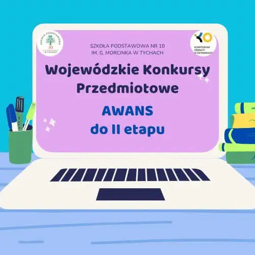 Uczniowie Dziesiątki z Tychów awansowali do II etapu konkursów przedmiotowych w siedmiu dziedzinach